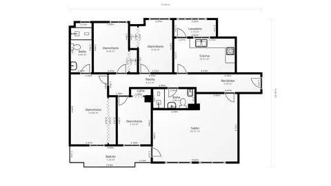 Appartamento 138 m² a Castelló de la Plana / Castellón de la Plana