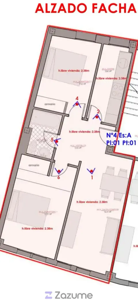 Apartamento 62 m² em Segovia