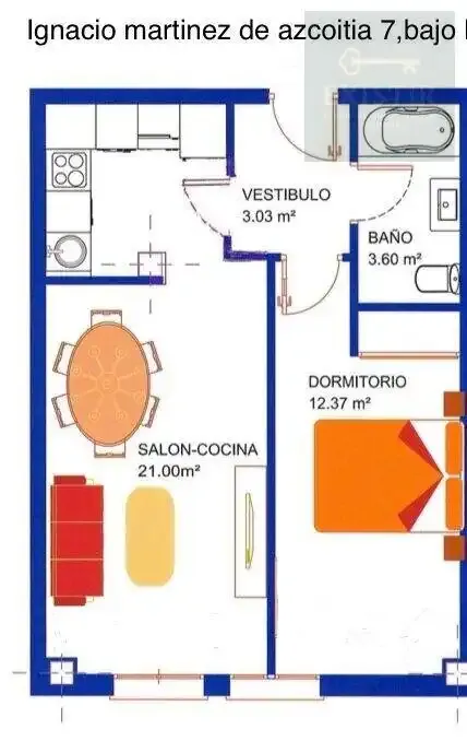 Pis de 55 m² a Palencia