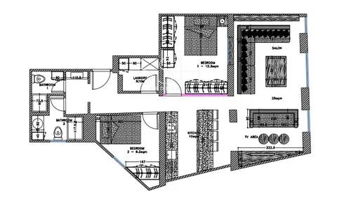 Pis de 95 m² a Madrid