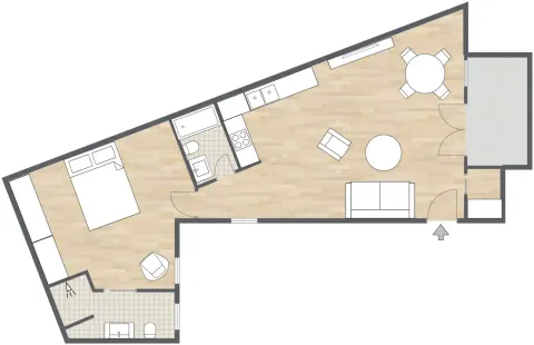 Pis de 54 m² a Madrid