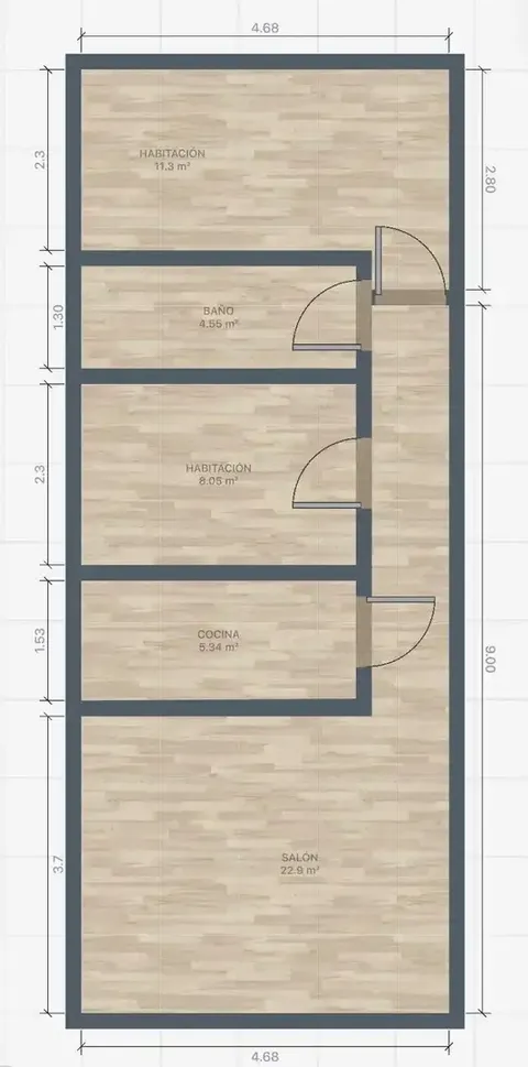 Pis de 60 m² a Pelayos de la Presa