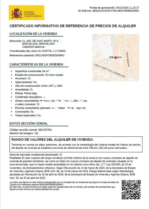 Pis de 68 m² a Barcelona