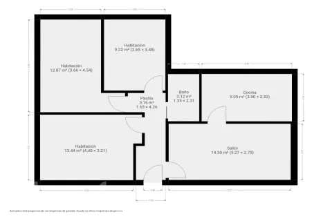 Flat 68 m² in Madrid