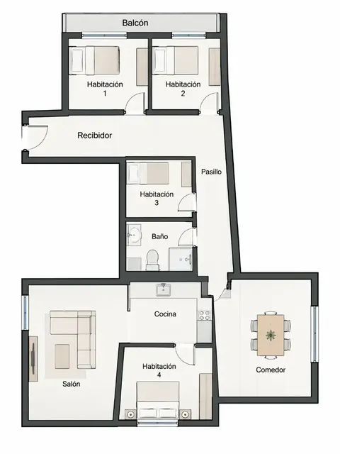 Habitació de lloguer, Alacant