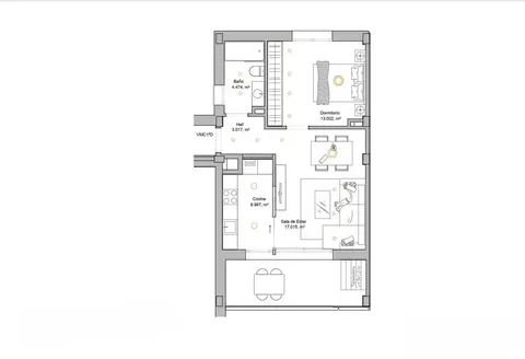 Pis de 56 m² a Tudela