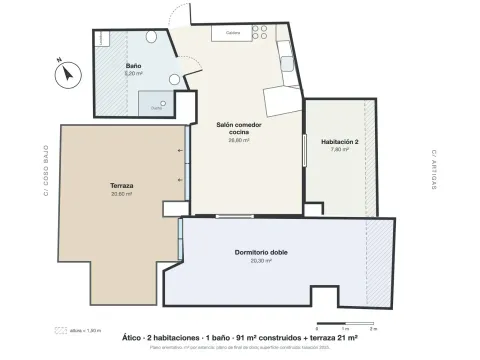 Pis de 91 m² a Osca