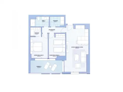 Pis de 73 m² a Palma