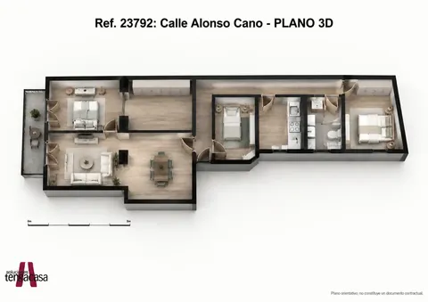 Pis de 87 m² a Madrid