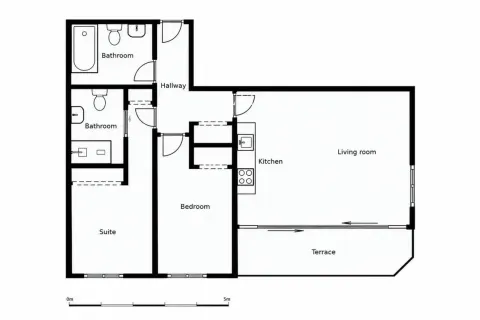 Квартира 100 м² в Мадриде