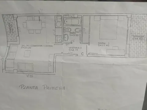 Pis de 46 m² a Saragossa