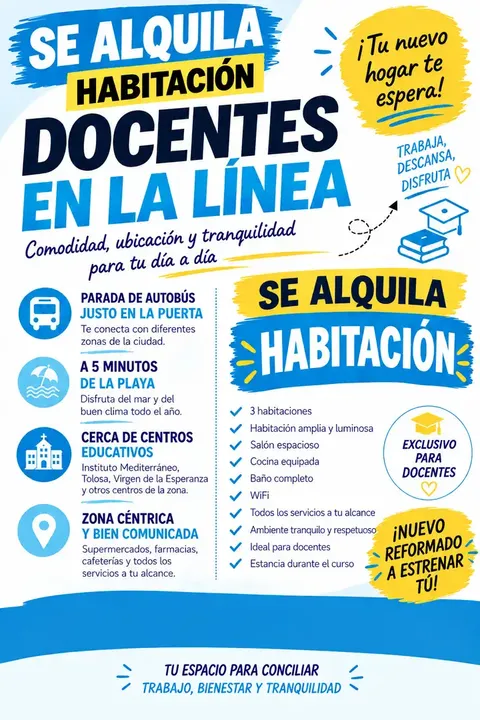 Habitació de lloguer, La Línea de la Concepción