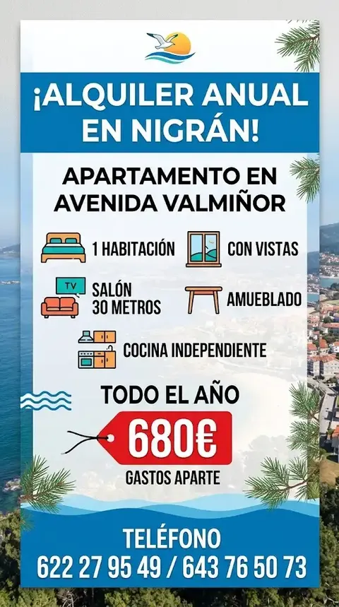 Квартира 55 м² у Nigrán