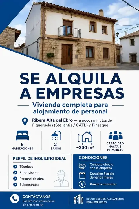 Casa de 200 m² en Bárboles