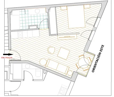 Pis de 51 m² a Madrid