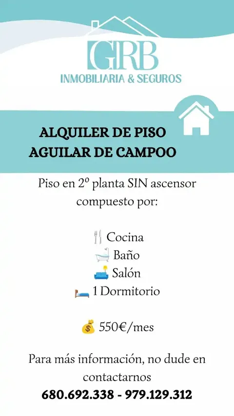 Pis de 58 m² a Aguilar de Campoo