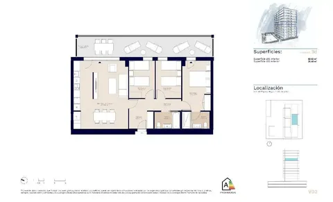 Pis de 117 m² a Vilanova i la Geltrú