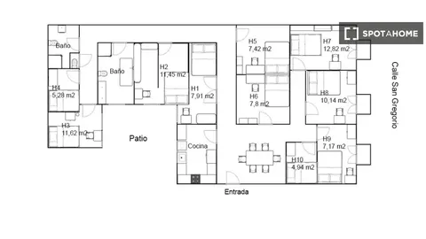 Habitació de lloguer, Madrid