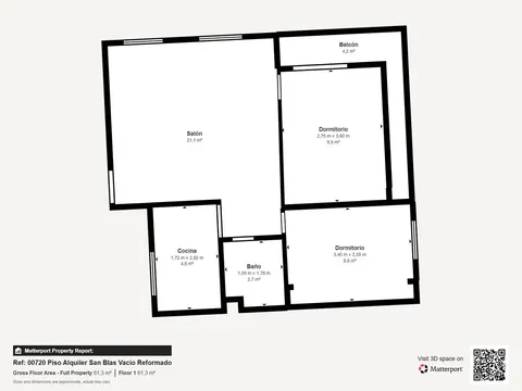 Pis de 68 m² a Alacant