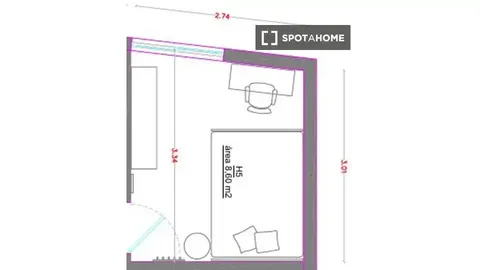 Habitació de lloguer, Madrid