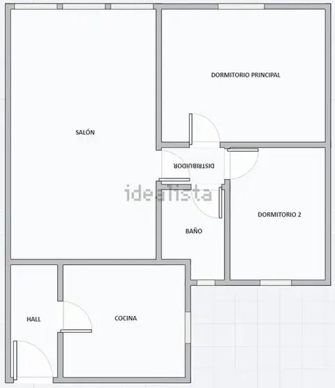 Pis de 63 m² a Madrid