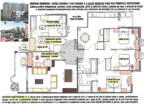 Appartamento 114 m² a Valencia