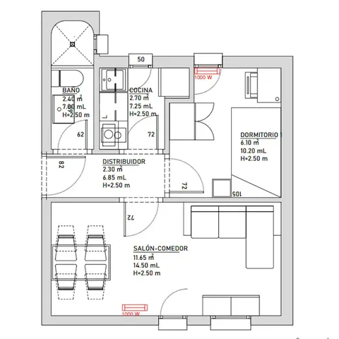 Pis de 26 m² a Madrid