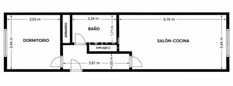 Pis de 50 m² a Madrid