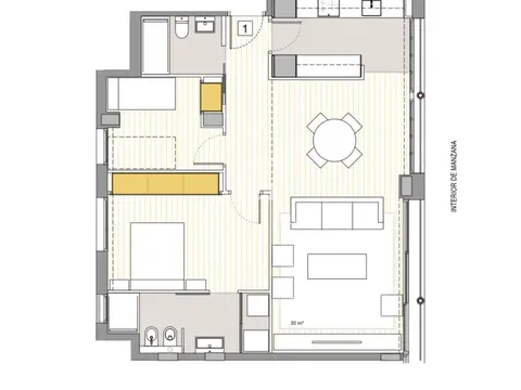 Wohnung 91 m² in Sant Boi de Llobregat