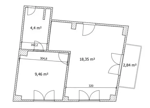Wohnung 54 m² in Palma