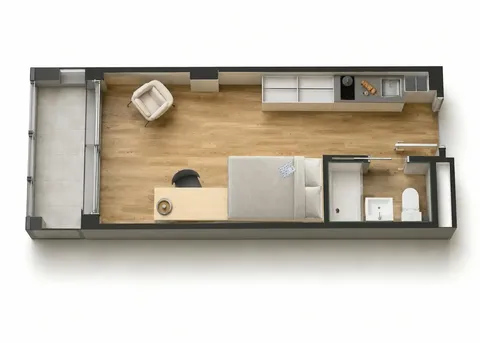 Pis de 16 m² a Barcelona