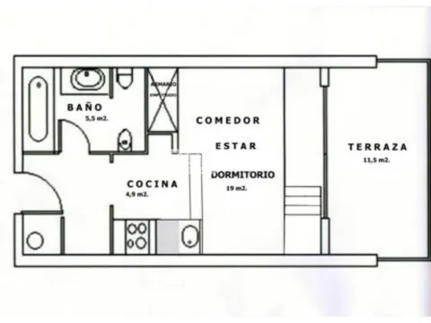 Pis de 41 m² a Arenys de Mar