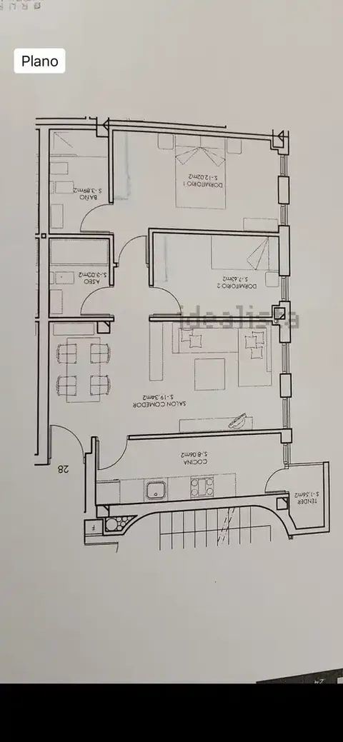 Pis de 55 m² a Burgos