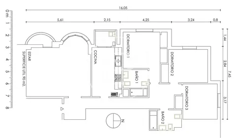 Appartamento 112 m² a Valencia