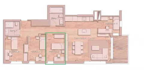 Habitación en alquiler, Vic