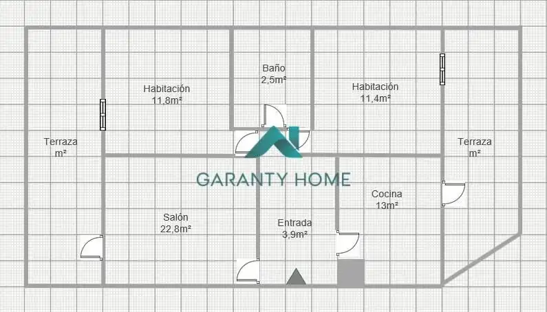 Piso de 76 m² en Limpias