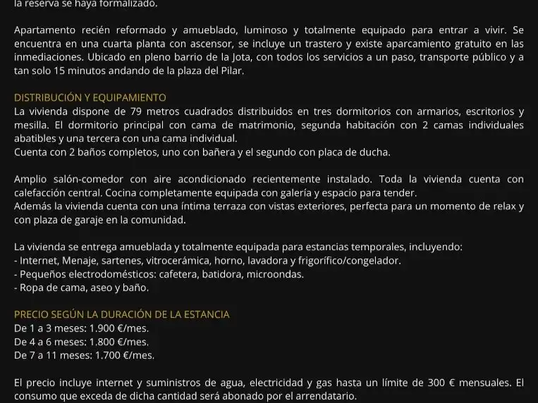 Pis de 79 m² a Saragossa