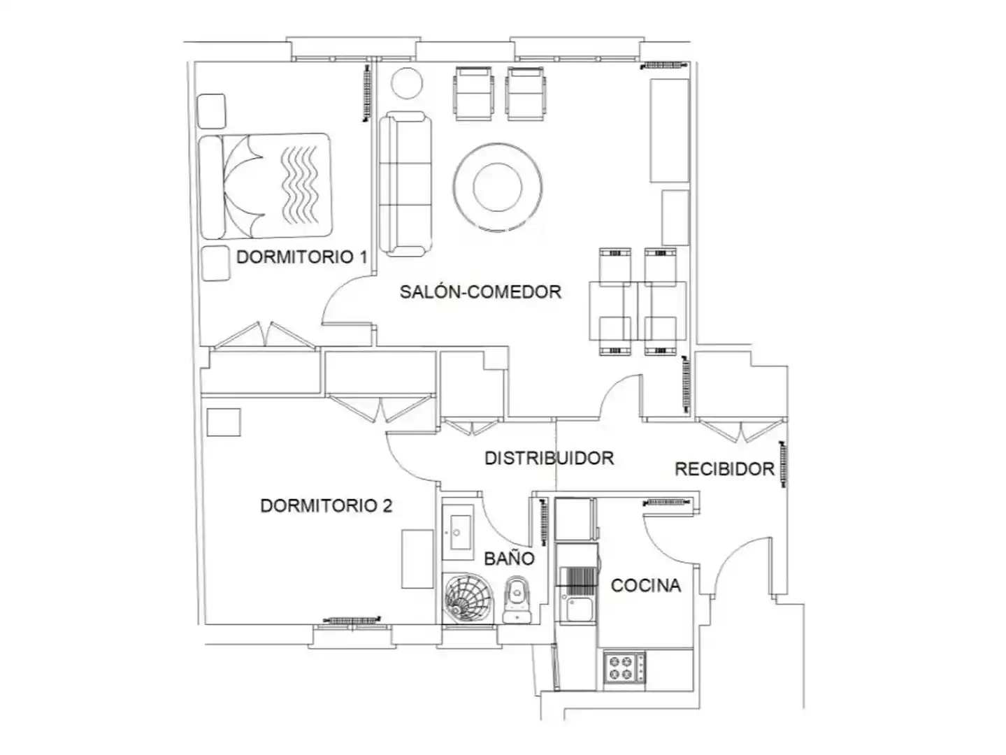 Pis de 72 m² a Madrid