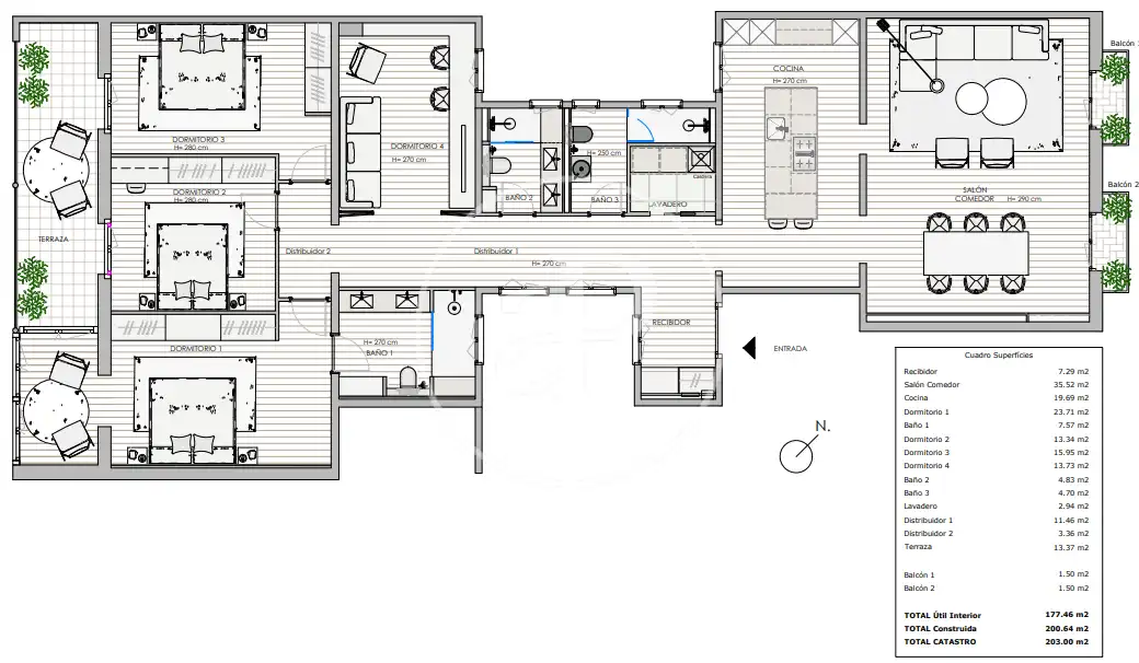 Piso de 203 m² en Barcelona