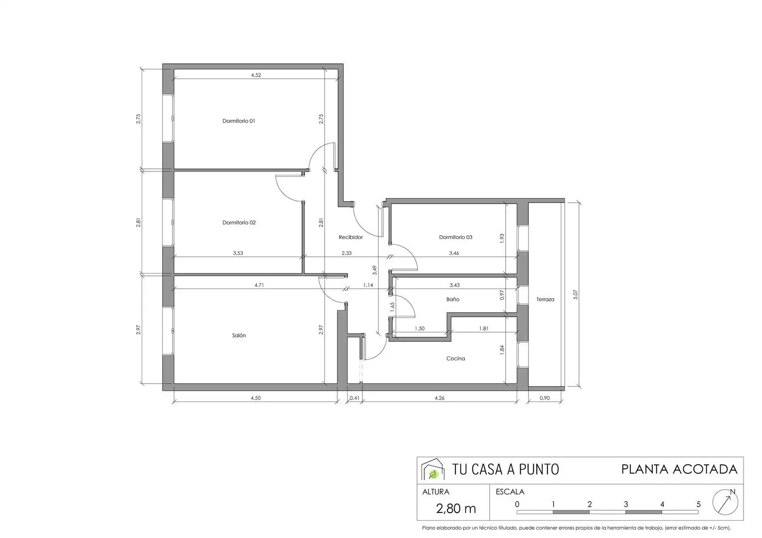 Pis de 82 m² a Madrid