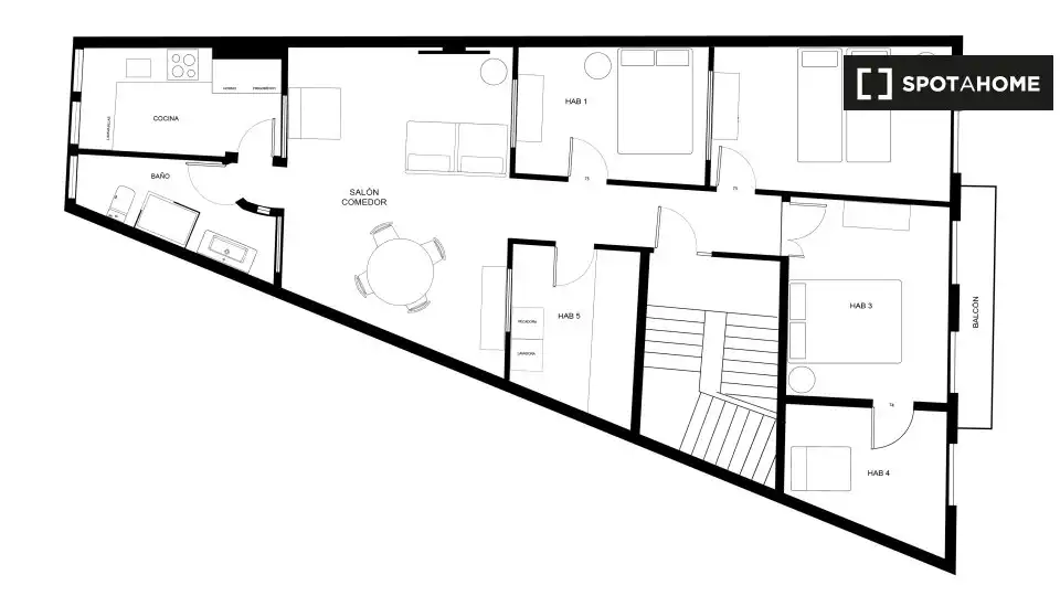 Habitación 92 m², Vigo