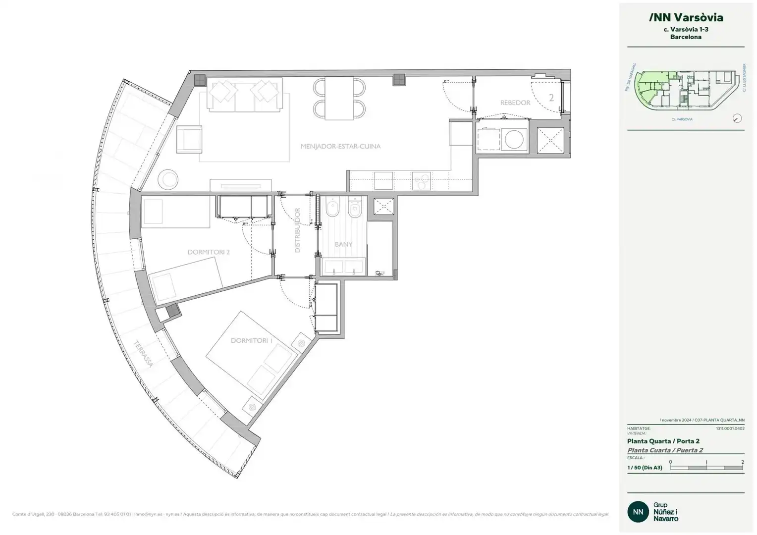 Pis de 76 m² a Barcelona