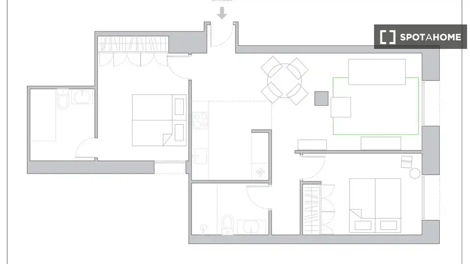 Apartamento para alugar, Madrid