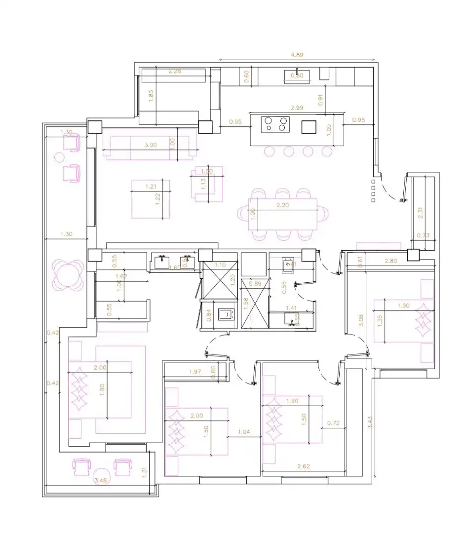 Wohnung 140 m² in Málaga