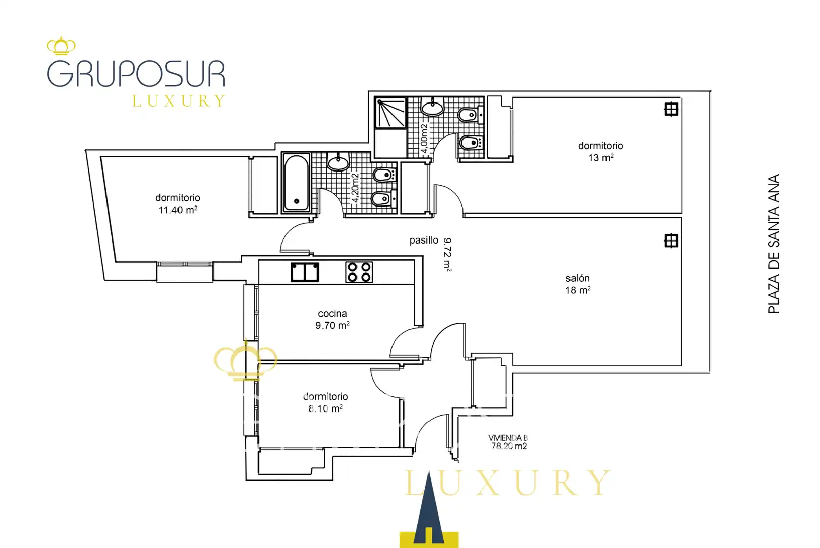 Piso de 90 m² en Valladolid