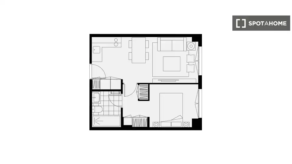 Appartement 33 m² à Madrid