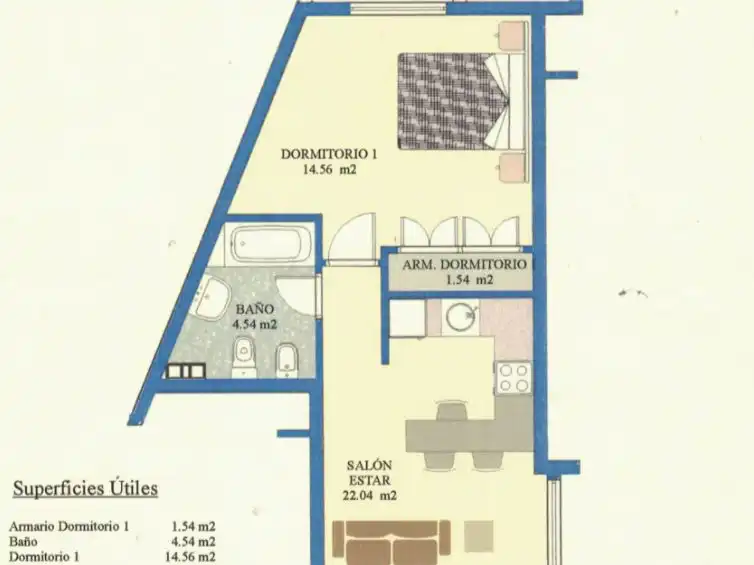 Piso de 48 m² en San Miguel de Abona