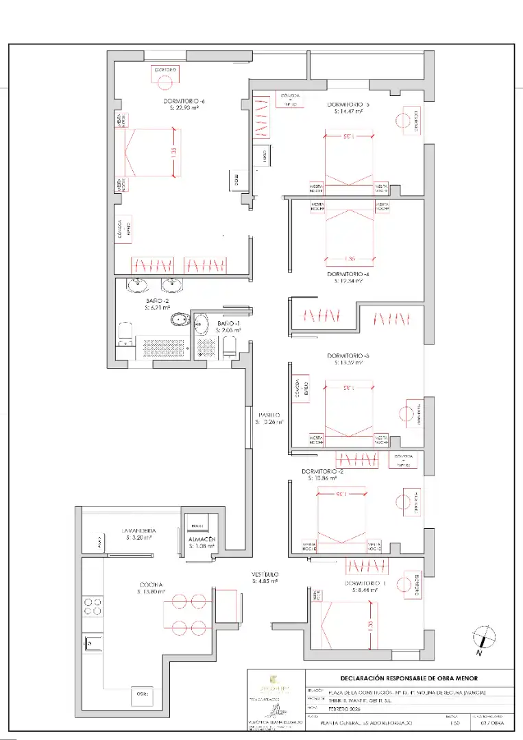 Habitació 176 m², Molina de Segura