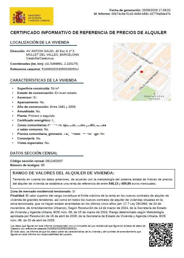 Apartamento 54 m² em Mollet del Vallès