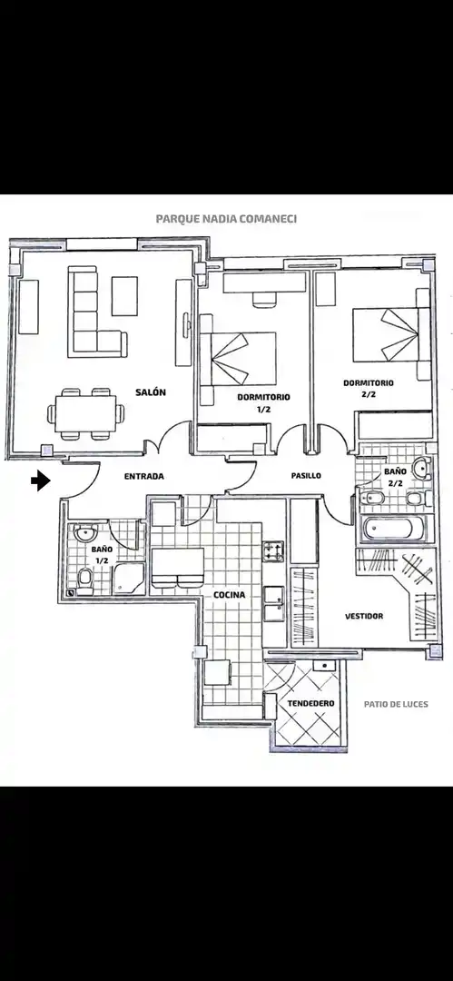 Piso de 90 m² en Albacete